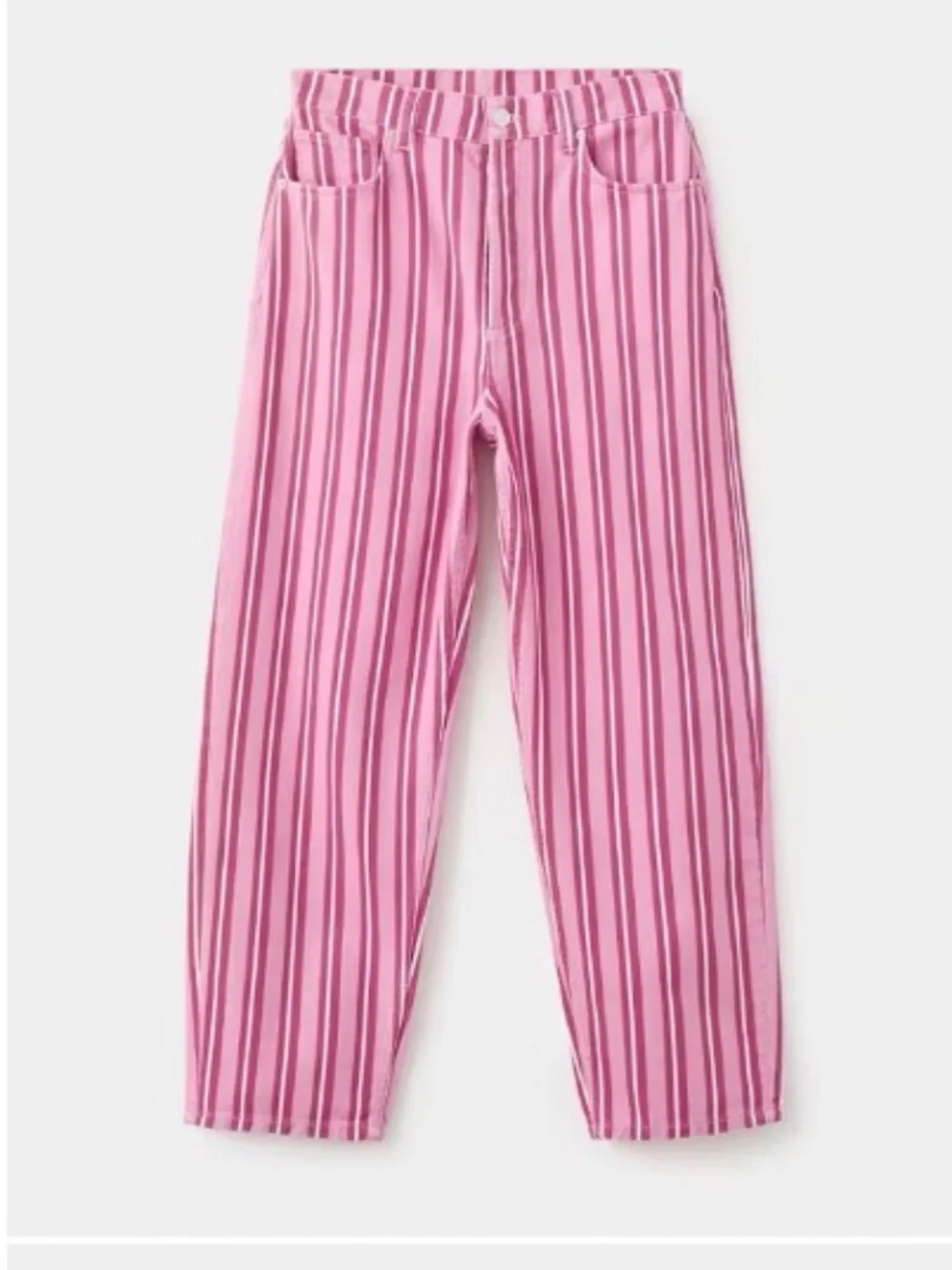 Straight-fit striped jeans - tags on -